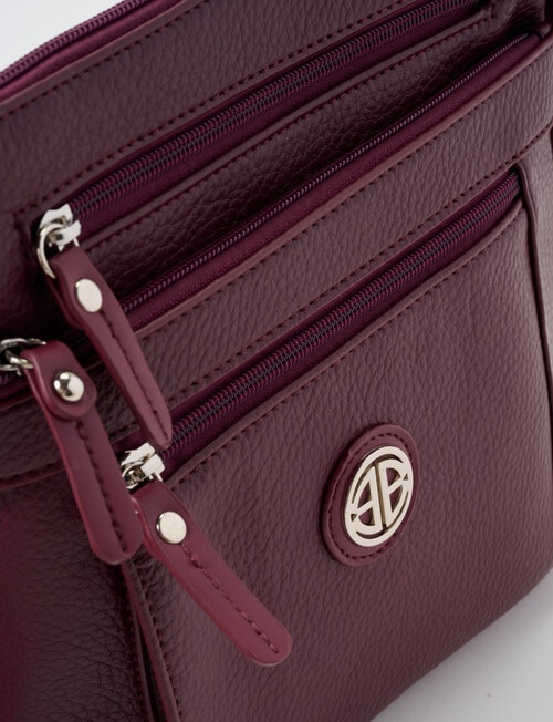 Boston + Bailey Boba Gianna Crossbody Bag, Burgundy product photo View 05 L