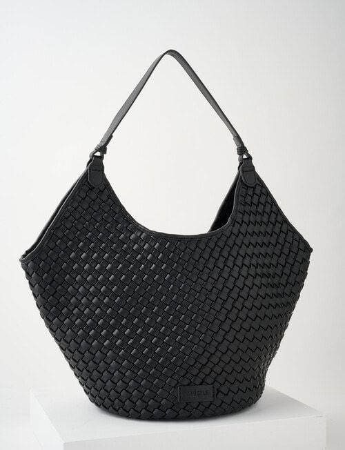 Whistle Weave Tote Bag, Black product photo