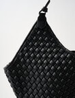 Whistle Weave Tote Bag, Black product photo View 06 S