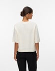 Vero Moda Boom 2/4 Oversize Pullover, Birch product photo View 02 S