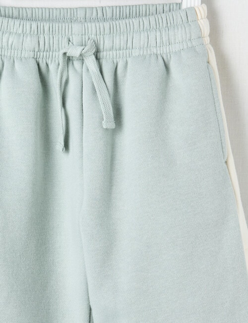 Teeny Weeny Swan Song Play Fleece Wide Leg Track Pant, Soft Grass product photo View 02 L