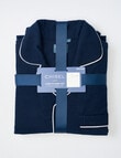 Chisel Check Flannel Long PJ Set, Navy product photo View 07 S