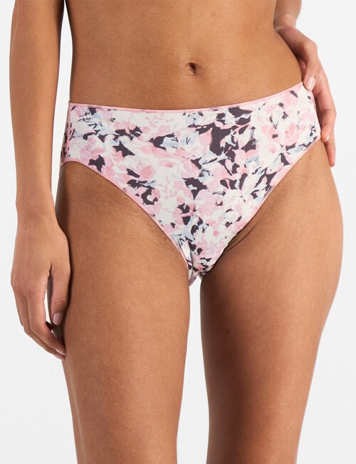 Jockey Woman No Panty Line Promise Micro Hi Cut Brief, Garden Montage product photo