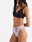Jockey Woman No Panty Line Promise Micro Hi Cut Brief, Garden Montage product photo View 02 S
