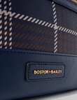 Boston + Bailey Boba Check Printed Crossbody Bag, Navy product photo View 07 S