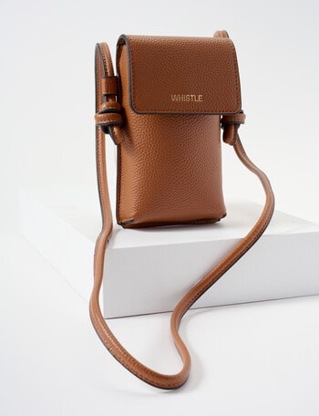 Whistle Whistle Phone Crossbody Bag, Tan product photo