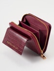 Boston + Bailey Boba Small Wallet W'coin Pouch, Burgundy product photo View 03 S