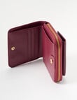 Boston + Bailey Boba Small Wallet W'coin Pouch, Burgundy product photo View 04 S