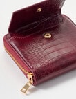 Boston + Bailey Boba Small Wallet W'coin Pouch, Burgundy product photo View 06 S