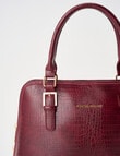 Boston + Bailey Contrast Shopper Bag, Burgundy Croc product photo View 05 S