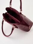 Boston + Bailey Contrast Shopper Bag, Burgundy Croc product photo View 07 S
