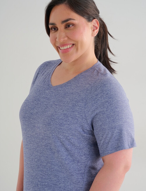 Superfit Curve Limitless V-Neck Tee, Future Dusk product photo