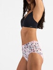 Jockey Woman No Panty Line Promise Micro Full Brief, Garden Montage product photo View 02 S