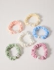 Mac & Ellie Pearl Hair Ties, 6-Piece, Assorted Colours product photo