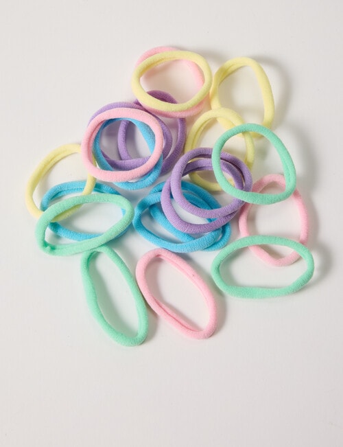 Mac & Ellie Hair Ties, 20-Piece, Assorted Colours product photo View 03 L