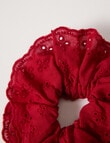 Mac & Ellie Hair Scrunchie, Cherry Red product photo View 02 S