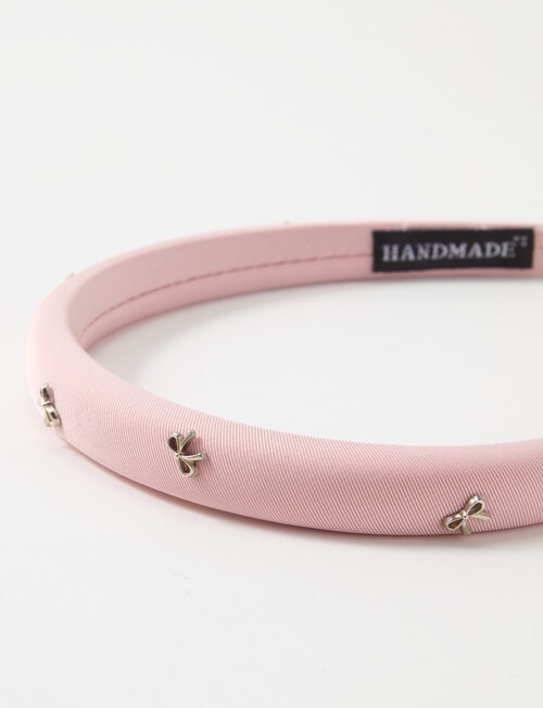 Mac & Ellie Little Bow Headband, Pink product photo View 02 L