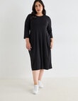 Studio Curve Panelled Dress, Black product photo View 03 S