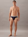 Calvin Klein Engineered Chromatic Brief, 3-Pack, Blue Mix product photo View 03 S