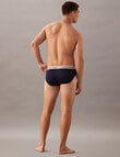 Calvin Klein Engineered Chromatic Brief, 3-Pack, Blue Mix product photo View 04 S