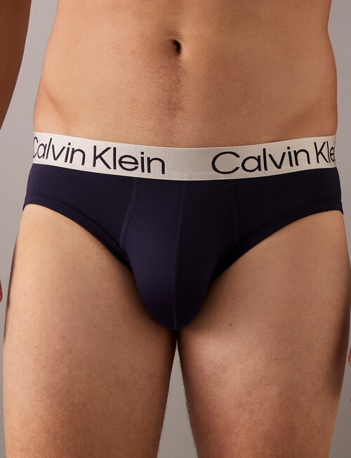 Calvin Klein Engineered Chromatic Brief, 3-Pack, Blue Mix product photo View 05 L