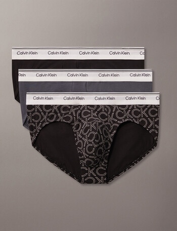 Calvin Klein Engineered Balance Brief, 3-Pack, Shoreline, Zen Rose & Grey Heather product photo