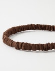Mac & Ellie Scrunchie Headband, Brown product photo View 02 S