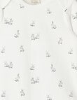 Little Bundle Essentials Stretch Cotton Long-Sleeve Bunny Bodysuit product photo View 02 S