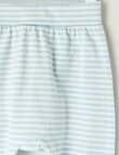 Little Bundle Stretch Cotton Stripe Pant, Blue & White product photo View 02 S