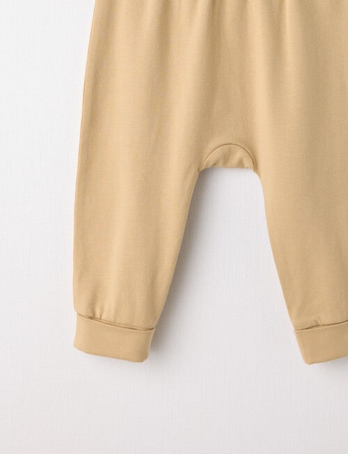 Little Bundle Essentials Stretch Cotton Pull on Pant, Beige product photo View 02 L