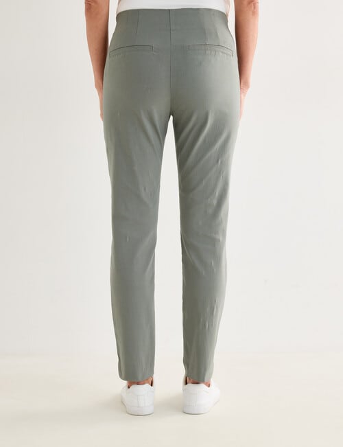 Ella J Classic Pull-On Bengaline Pant, Oregano product photo View 02 L