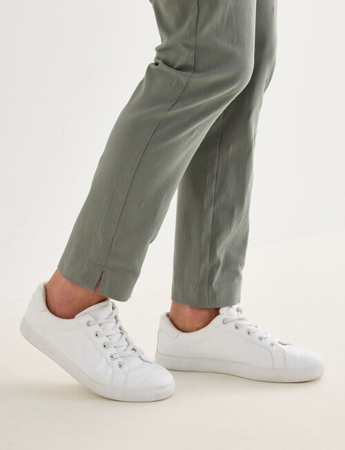 Ella J Classic Pull-On Bengaline Pant, Oregano product photo View 06 L