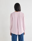 Whistle Pintuck Detail Blouse, Pink Quartz product photo View 02 S