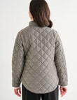 Ella J Puffer Jacket, Sage product photo View 02 S