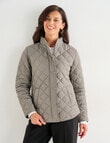 Ella J Puffer Jacket, Sage product photo View 06 S