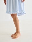 Ruby & Bloom Daisy Trim Nightie, Blue Stripe, 10-26 product photo View 05 S