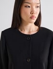 State of play Willow Collarless Blazer, Black product photo View 04 S