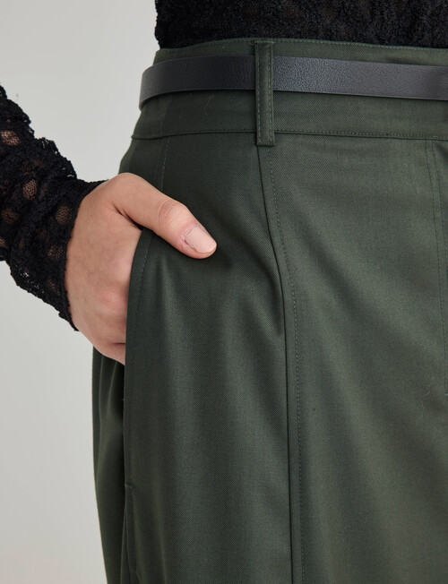 State of play Bow Tailored Pant, Green product photo View 07 L