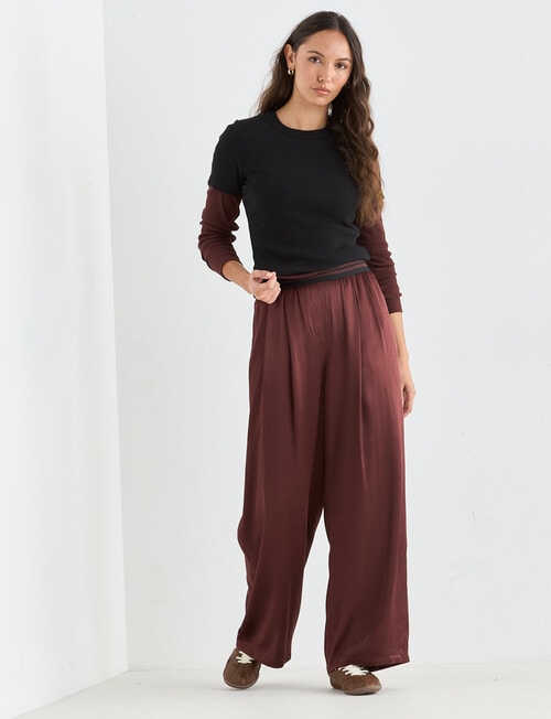 Mineral Peta Pant, Pomegranate product photo View 03 L