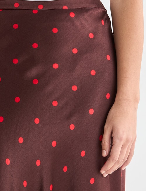 Mineral Lola Bias Skirt, Red Spot product photo View 04 L