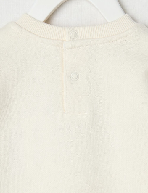 Teeny Weeny Play Time Dog Fleece Sweatshirt, Vanilla product photo View 03 L