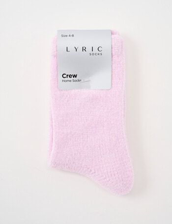 Lyric Chenille Home Socks, Orchid Ice product photo