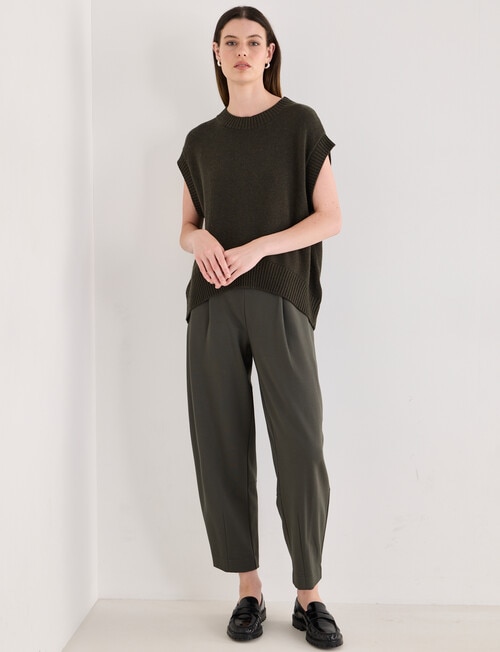 Jigsaw Curve Vest, Khaki product photo View 03 L