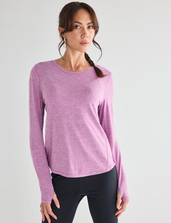 Superfit Limitless Long Sleeve Tee, Cranberry product photo