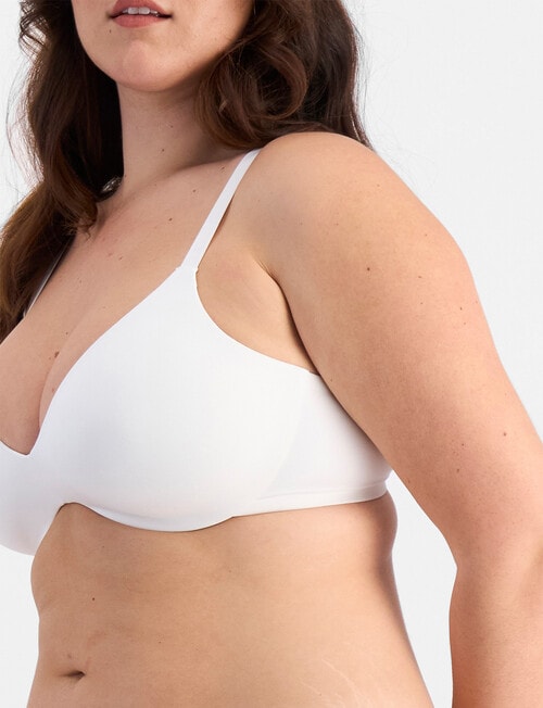 Bonds Bases Contour Bra, White, A-G product photo View 02 L