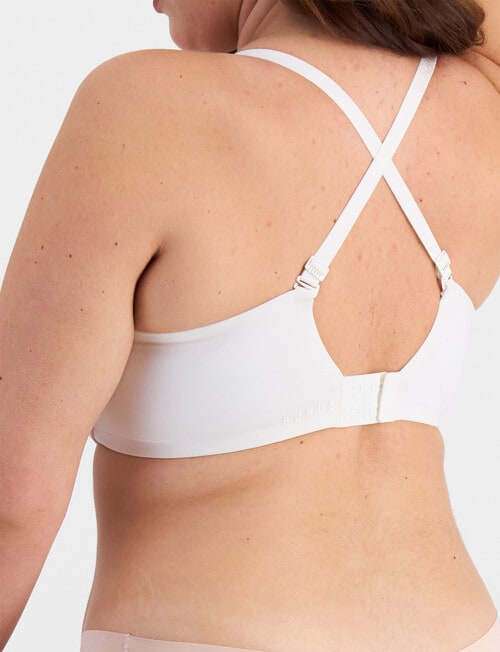 Bonds Bases Contour Bra, White, A-G product photo View 04 L
