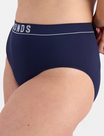 Bonds Retro Rib Hi Hi Brief, Blue Enigma product photo