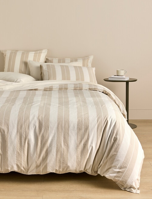 Haven Washed Cotton Marl Duvet Cover Set product photo