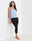 Essence Thermals Merino Cotton Lace Trim Cami, Light Blue, 10-18 product photo View 03 S