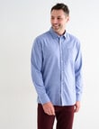 Chisel Mini Check Long Sleeve Shirt, Light Blue product photo View 04 S